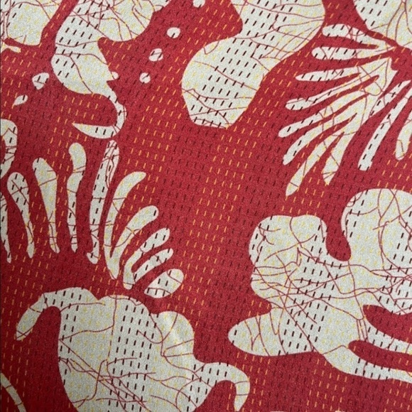 BCBGMAXAZRIA La Boheme Red/ Blue Laguna Deco Floral 100% Silk Slip Dress NWT - Picture 3 of 8